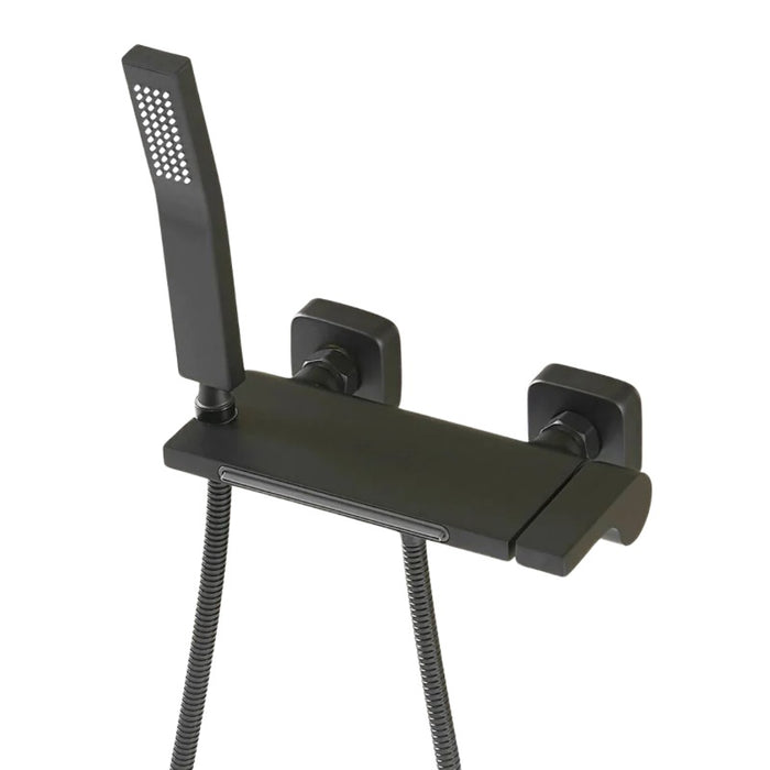 Robinet baignoire cascade douchette noir
