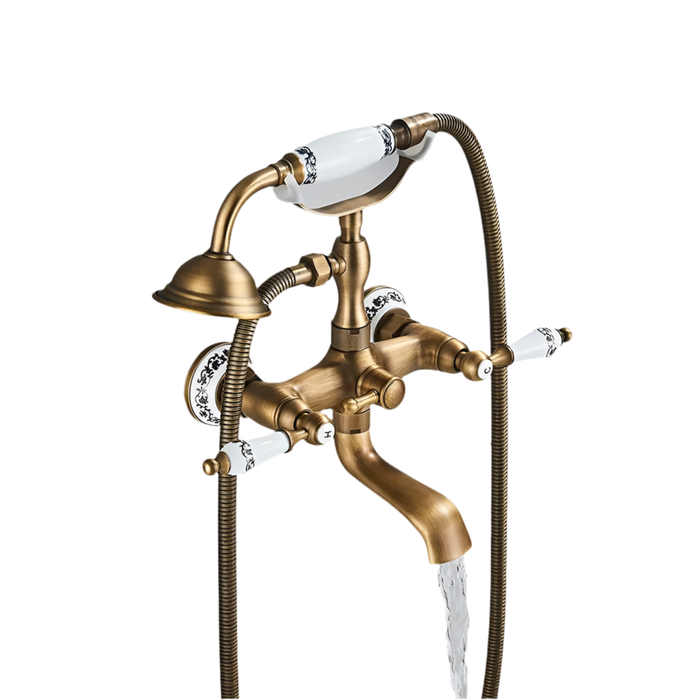Robinet baignoire vintage - SM80 Doré brossé
