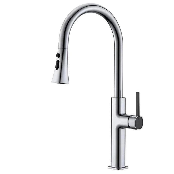 Robinet col de cygne douchette Chrome