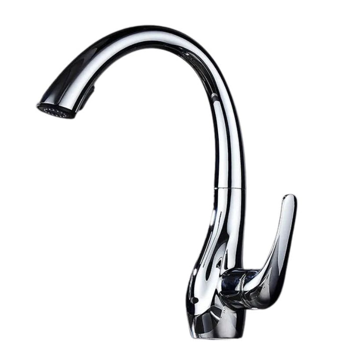 Robinet col de cygne lavabo Chrome