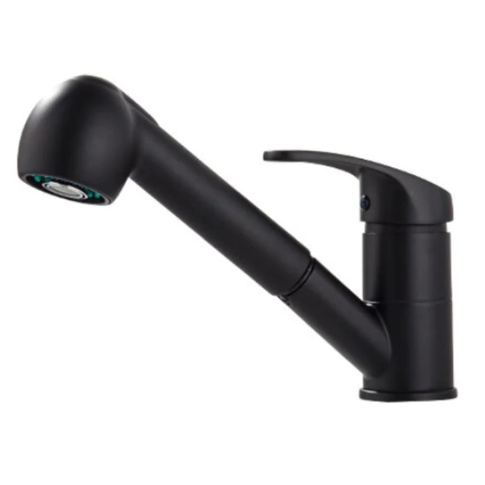 Robinet cuisine avec douchette extractible noir