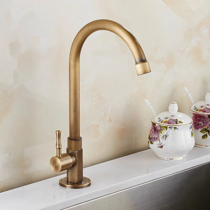 Robinet cuisine bronze