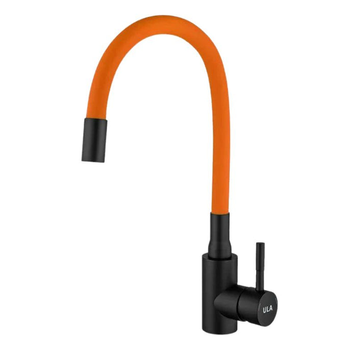 Robinet cuisine flexible noir - AQUAFLEX Orange