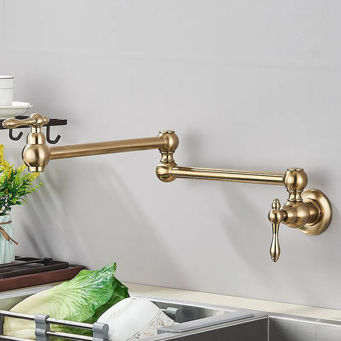 Robinet cuisine retro rabattable