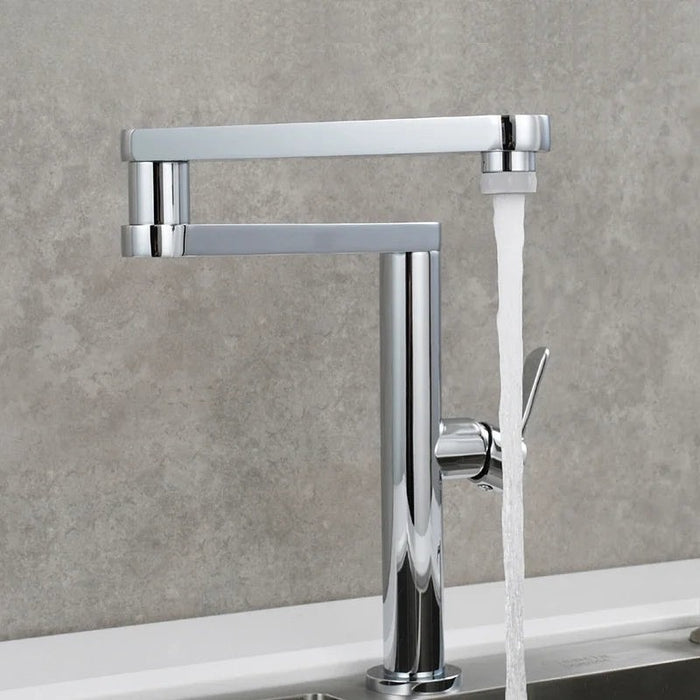 Robinet design pour evier de cuisine Chrome