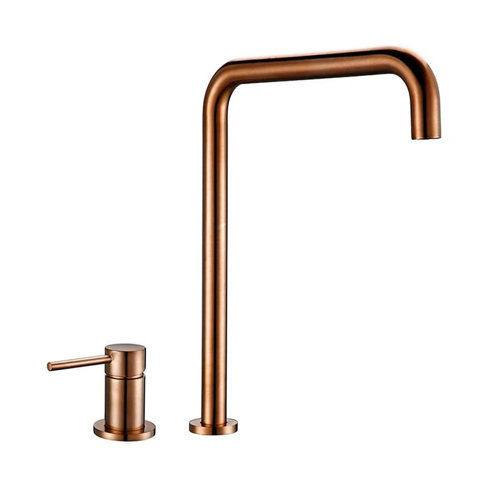 Robinet dore cuisine Doré rose brossé