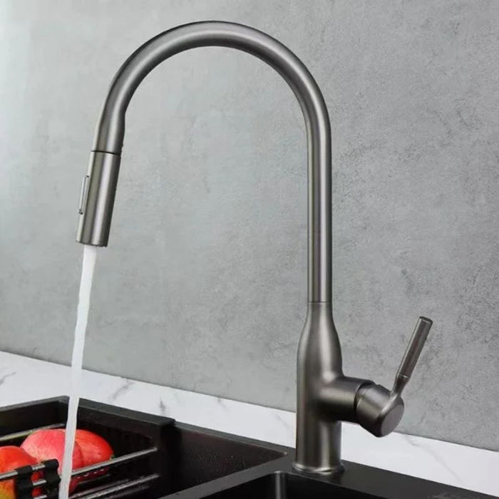 Robinet douchette evier Gris