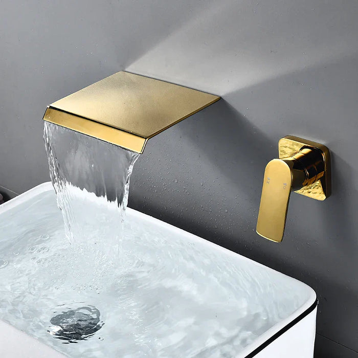 Robinet encastrable cascade lavabo