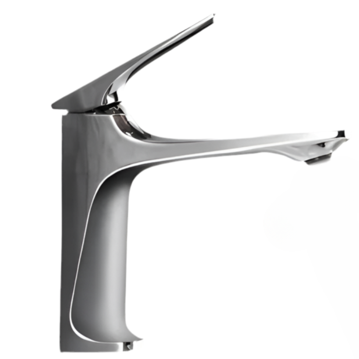 Robinet lavabo laiton - MARA Argenté brossé