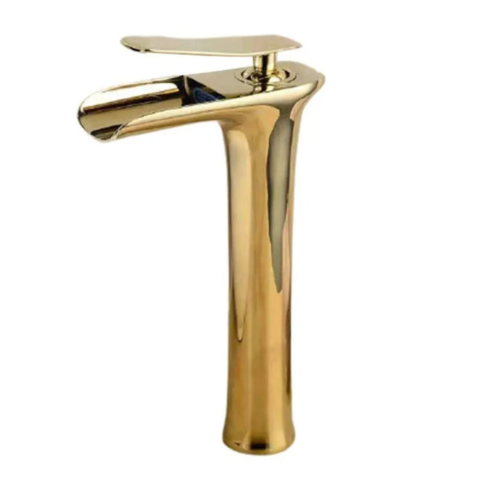 Robinet Lavabo Mitigeur Cascade Tobinet Doré