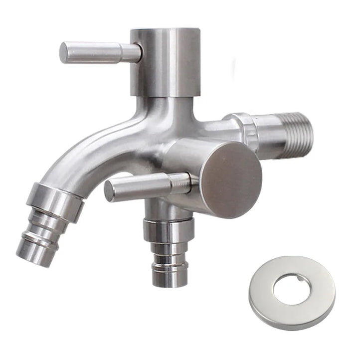 Robinet machine à laver double Silver