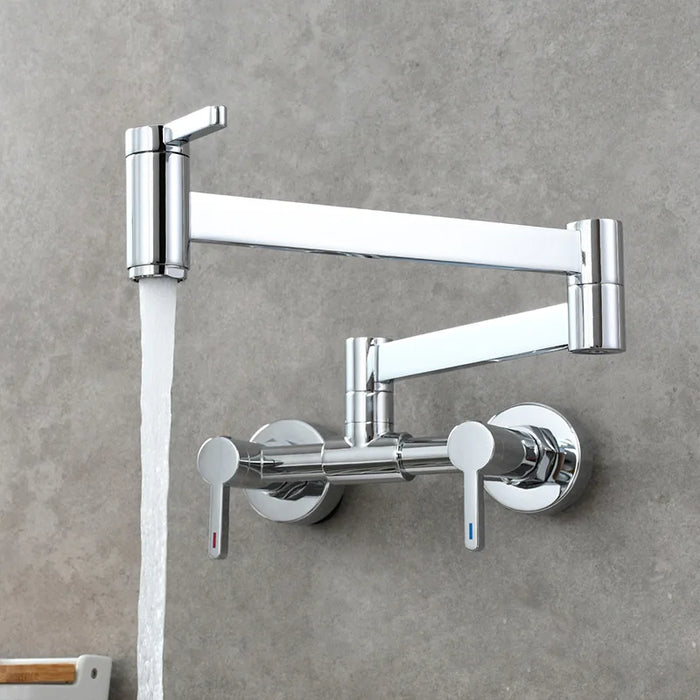 Robinet mural pour vasque Chrome