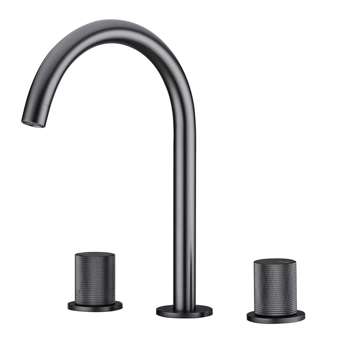Robinet salle de bain 2 trous Argent