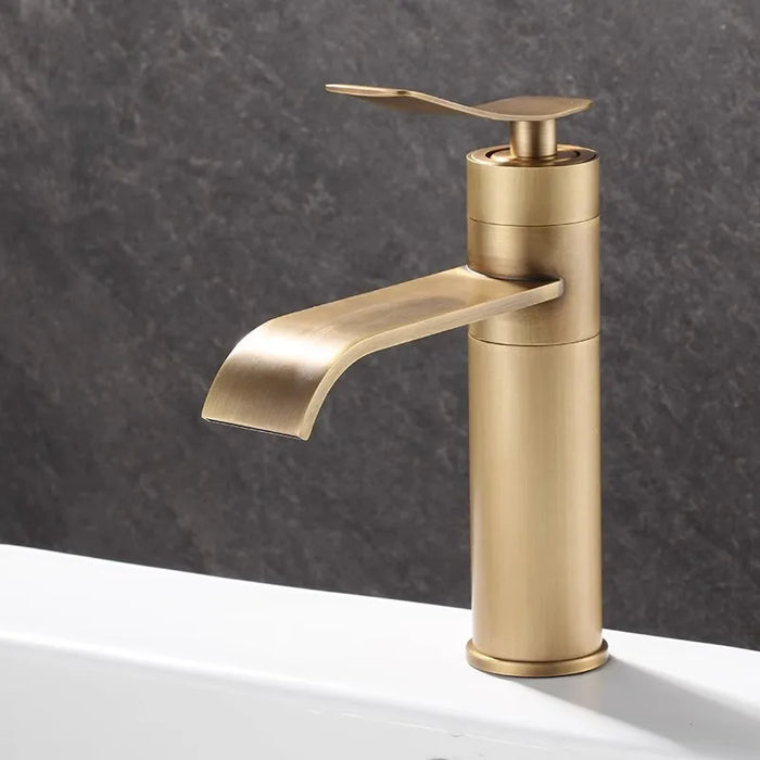 Robinet salle de bain bec long S