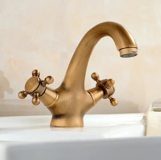 Robinet salle de bain bronze