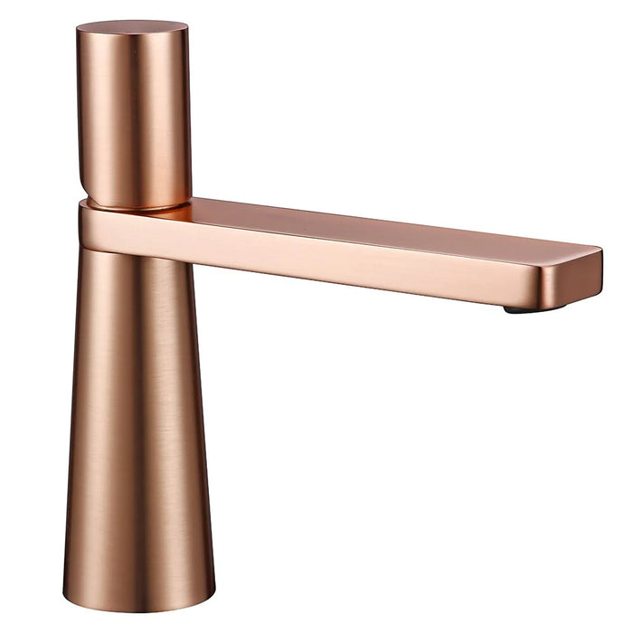 Robinet salle de bain doré Doré brossé rose