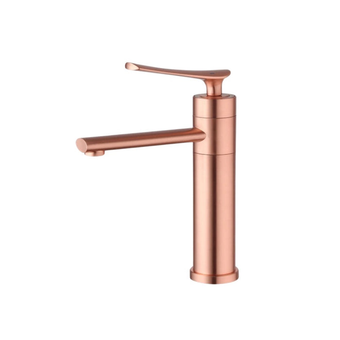 Robinet salle de bain rose gold