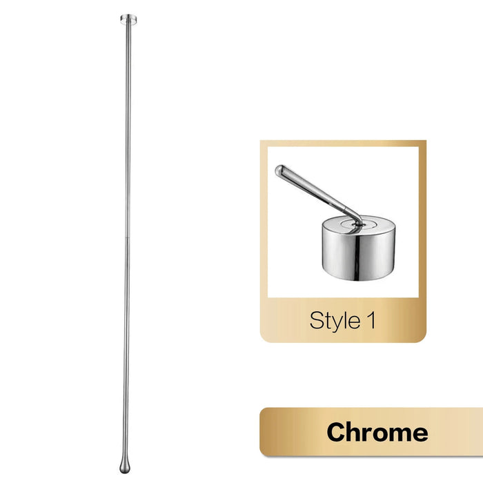 Robinet salle de bain suspendu Chrome