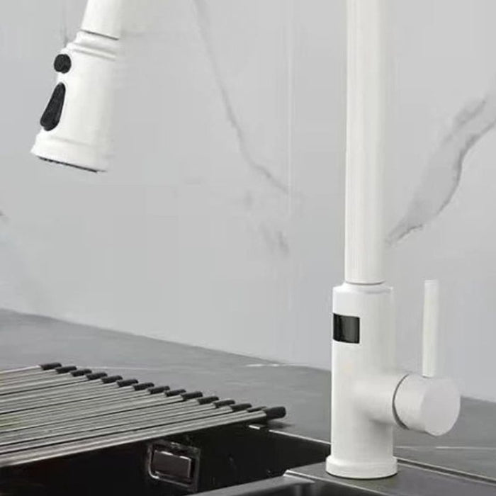 Robinet vintage evier digitale Blanc