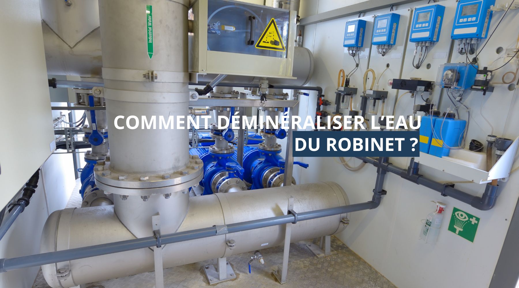 Comment déminéraliser de l'eau du robinet ?