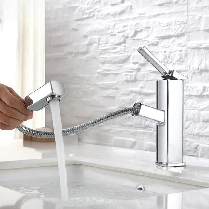 Robinet Salle de Bain avec Douchette Extractible