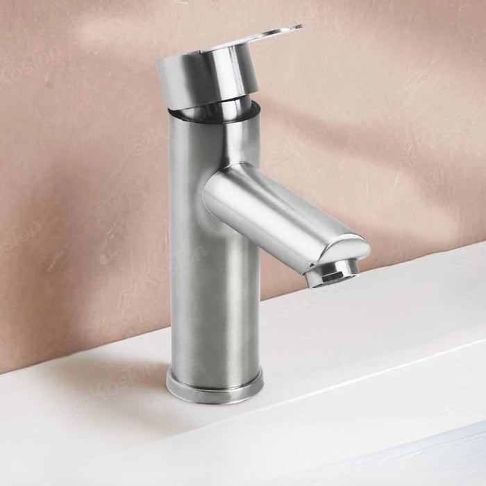 Robinet de Lavabo de Salle de Bain Moderne Avec Design En Métal