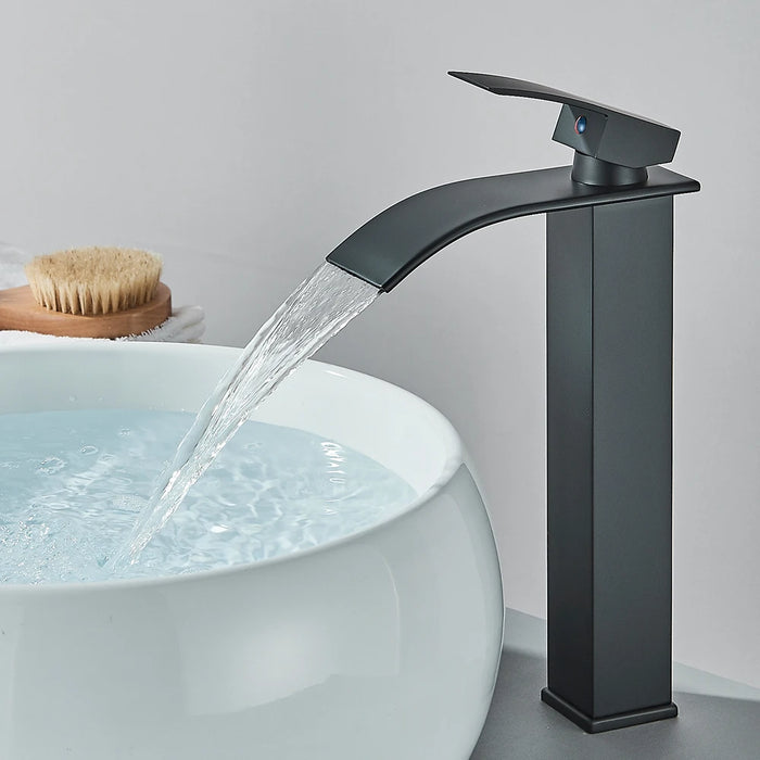 Mitigeur Lavabo Cascade noir