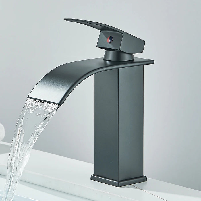 Mitigeur Lavabo Cascade noir