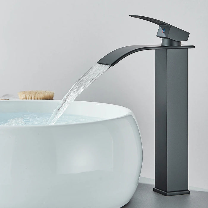 Mitigeur Lavabo Cascade noir