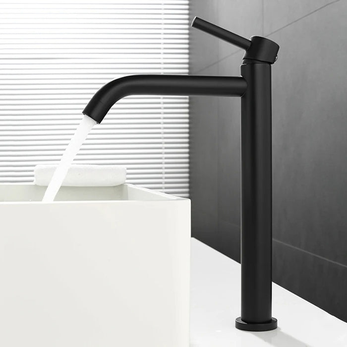 Mitigeur Haut en Noir avec Hauteur de Bec de 190 MM Noir