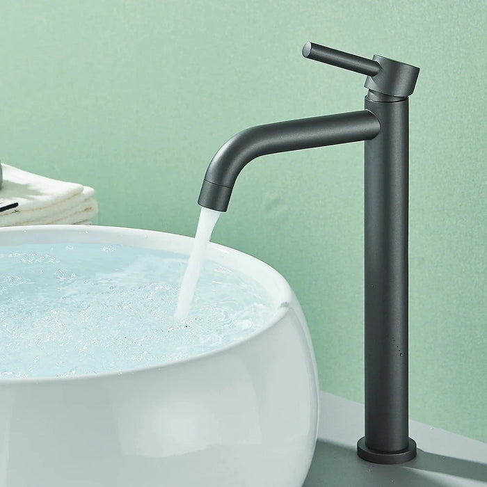 Mitigeur Haut en Noir avec Hauteur de Bec de 190 MM Noir