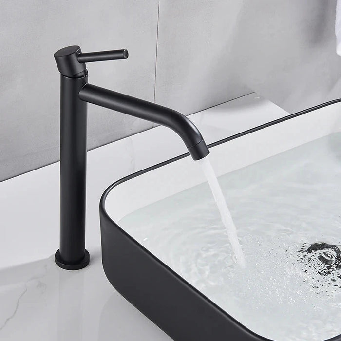 Mitigeur Haut en Noir avec Hauteur de Bec de 190 MM Noir