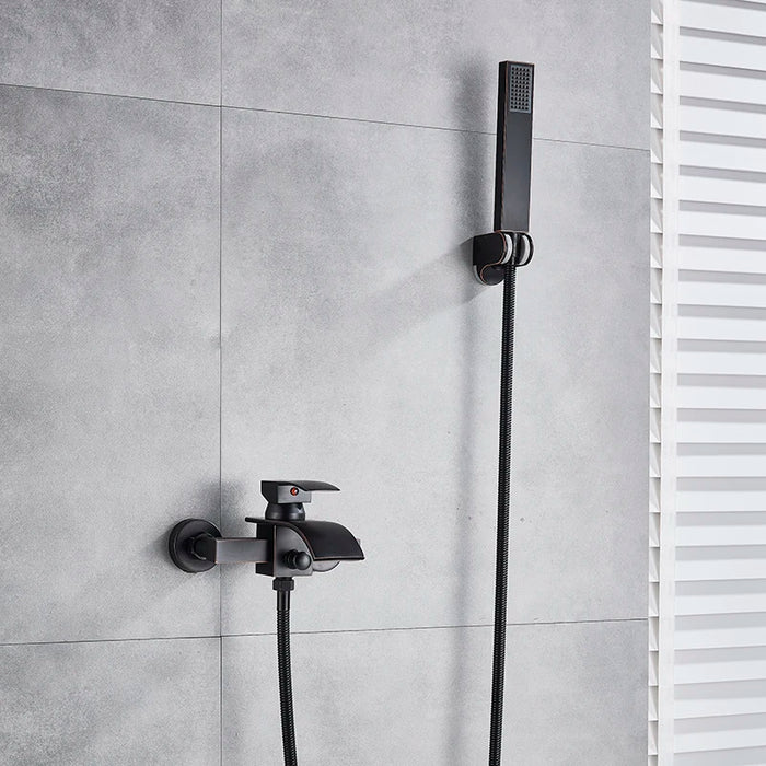 Robinet douche cascade avec douchette Bronze
