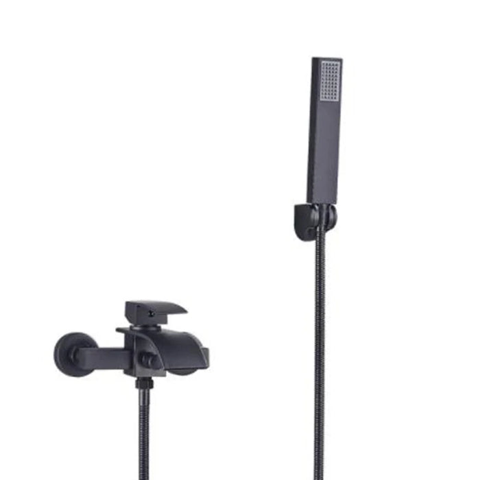 Robinet douche cascade avec douchette Noir