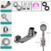 Robinet douche salle de bain Gris