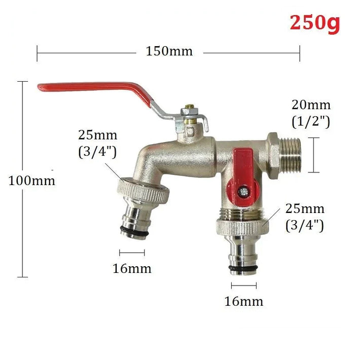 Robinet exterieur antigel Tuyau 16 mm - Tuyau 16 mm