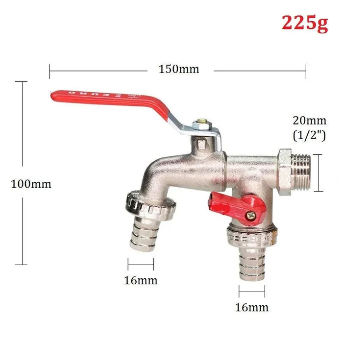 Robinet exterieur antigel Tuyau cannelé 16 mm - Tuyau cannelé 16 mm