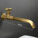 Robinet industriel vintage Antique / 28cm