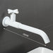 Robinet industriel vintage Blanc / 28cm