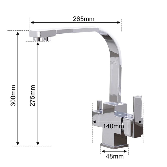 Robinet inox cuisine