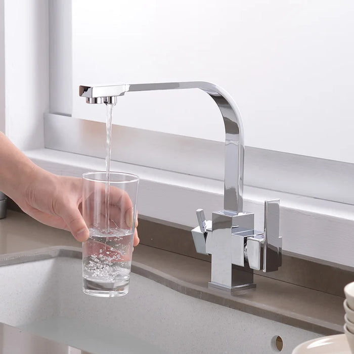 Robinet inox cuisine Chrome / CHINA