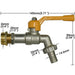 Robinet laiton exterieur mâle 3/4 - cannelé pour tuyau 14.5 mm