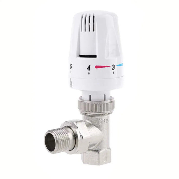 Robinet radiateur thermostatique DN15 angle type