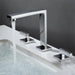 Robinet salle de bain 3 trous Argenté chrome