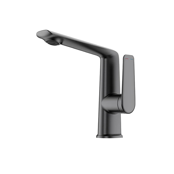 Robinet salle de bain couleur brossé Gris
