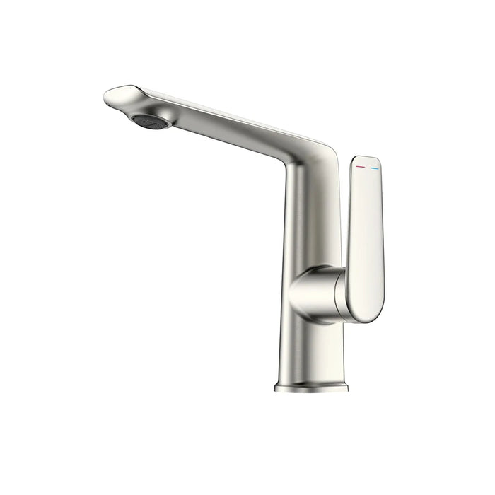 Robinet salle de bain couleur brossé Nickel
