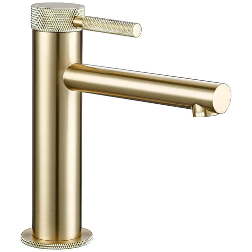 Robinet salle de bain couleur laiton Or