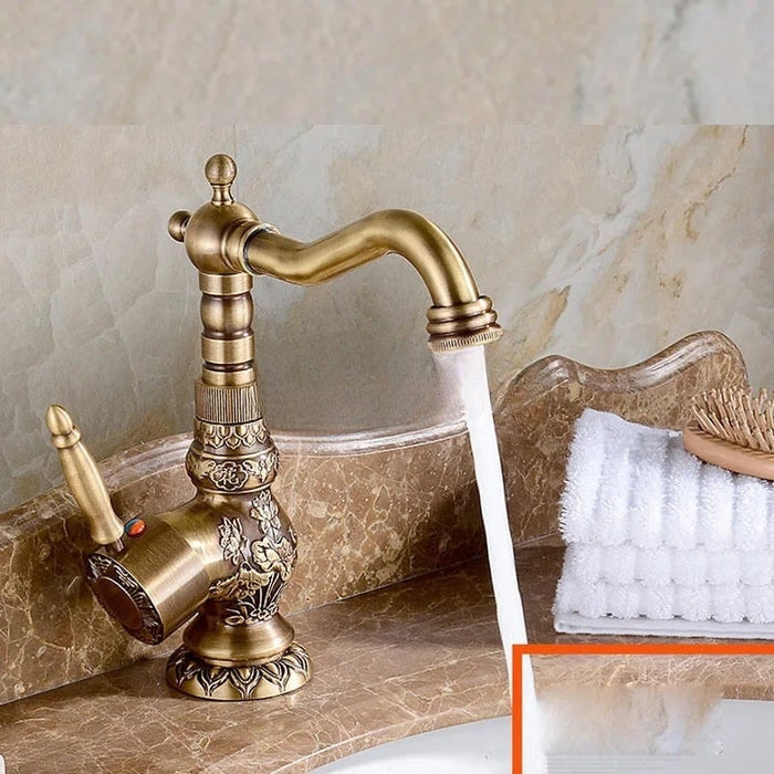 Robinet vintage chaud et froid