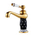 Robinet vintage chrome et or