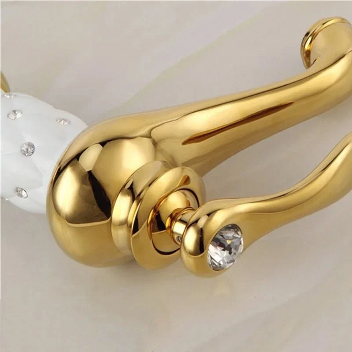 Robinet vintage chrome et or